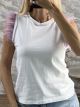 Marabou Feathers Cotton Top-88905/Lila Feathers