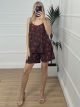 Cherries Shorts Set/Chocolat