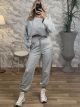 Sweatpants Strassed Set-5023/Grey