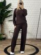 Knitted Strass Set-9121/Chocolat