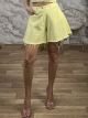 Soft Rhinestones Denim Shorts/Yellow