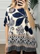 Lahuri Oversized Top/Blue