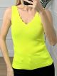 Knitted Classic ZicZac Top/Yellow