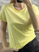 Cotton Mono T-Shirt CrewNeck/Yellow