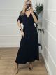 Safari Shortsleeves Dress/Black