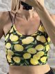 LemonPrint DoubleStripes Top-24653/Black