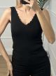 Knitted Classic ZicZac Top/Black
