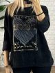 Soft Cord Sweater J'Adore/Black