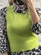 Viscose Braid Top-Vest/Lime