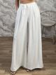 Highwaist Wide Bow Pants/White