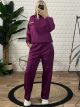 Rhinestones Viscose Set/Magenta
