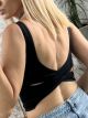 X-Back Cotton Top-3017/Black