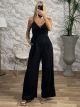 Jumpsuit Side Bow-Black