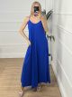 Plain Maxi Dress/Blue Royal