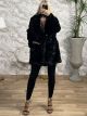 Super Thick Soft Fur Coat-2009/Black