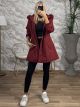 Double Faced Jacket-81302/Burgundy