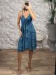 Silk Mini Dress Floral-2515/N2