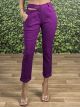 CutOut Elastic Pants/Magenta