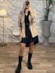 Double Sided Leopard Anorak-8013/Beige