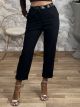 Belt Office Pants-76681/Black