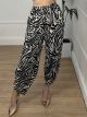 Alladin Light Pants-Animal/Zebra