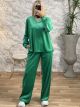 Velvet Ve Set Plus-2489/Green