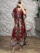 Beach Boho Dress-2001/Red