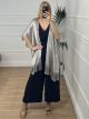 Metallic Kimono/Silver