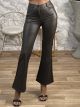 Bell Leather Pants-775/Chocolat