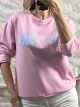 Sign Sweatshirt/Pink