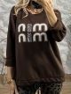 RoundNeck Min Sweatshirt/Chocolat