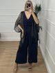 Metallic Kimono/Black