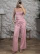 Leo Corset Viscose Set/Pink
