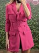 Safari Long Σακάκι/Fuchsia