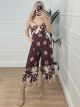 Zip Culotte Jumpsuit/Chocolat