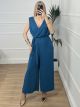Belt Ve Jumpsuit/Petrol