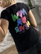 NowOrNever Cotton T-Shirt-5256/Black