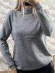 Viscose Knitted Top-2375/Grey