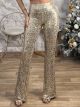 Sequins Cabbana Pants/Gold