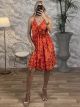 Silk Mini Dress Cracks-2517/N9