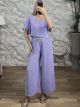 Plus Size Ve Gold Set/Lila