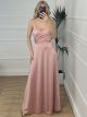 Maxi Elastic Dress/Pink