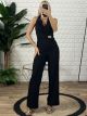 Jumpsuit Side Metal-6178/Black