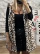 Fur Hood Vest/Leopard