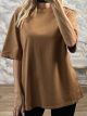 Oversized T-Shirt-2888/Camel