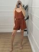 Casual Top & Shorts Set/Ecai