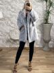 Super Thick Soft Fur Coat-2009/Grey