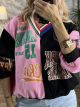 College Multi Sweatshirt/Black