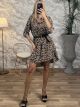 Mini Tunic Belt Dress-ANIMAL/Leo-Big