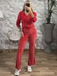 Velvet Pockets Set-8240/Red
